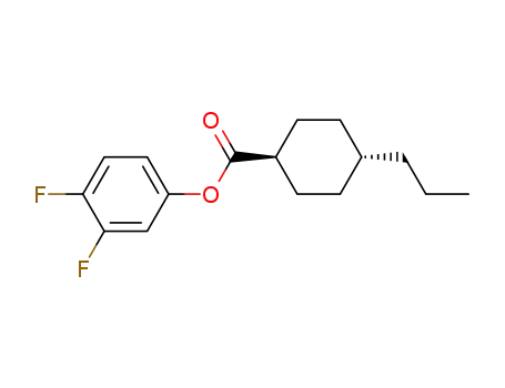 TRANS-3,4-디플루오로페닐 4-프로필사이클로헥산카복실레이트