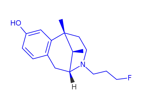 Molecular Structure of 99134-12-0 (N-(3-fluoropropyl)-N-normetazocine)