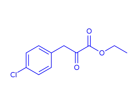 Molecular Structure of 99334-10-8 (ETHYL 3-(4-CHLOROPHENYL)-2-OXOPROPANOATE)