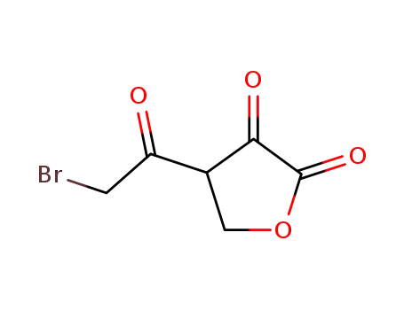 발레르산, 5-브로모-3-(히드록시메틸)-2,4-디옥소-, 감마-락톤(6CI)