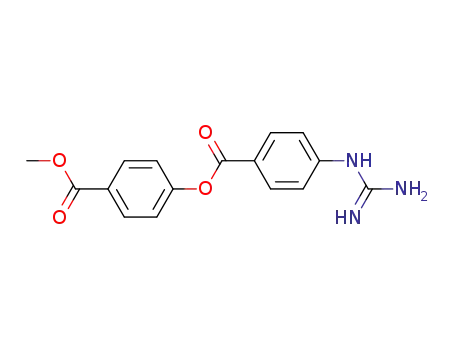 4'-카르보메톡시페닐 4-구아니디노벤조에이트