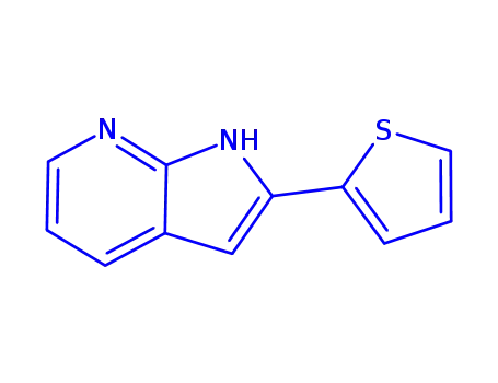 1H-Pyrrolo[2,3-b]pyridine, 2-(2-thienyl)-