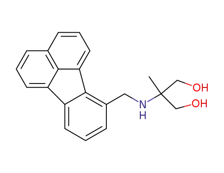 Molecular Structure of 99590-50-8 (1,3-Propanediol, 2-((7-fluoranthenylmethyl)amino)-2-methyl-)
