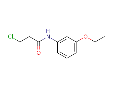 3-chloro-propionic acid <i>m</i>-phenetidide