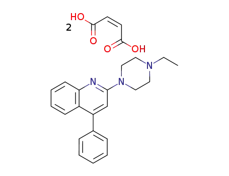 2-(4-Ethyl-1-piperazinyl)-4-phenylquinoline dimaleate