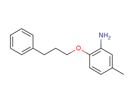 Molecular Structure of 857347-96-7 (5-METHYL-2-(3-PHENYLPROPOXY)ANILINE)