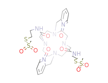 Molecular Structure of 947326-26-3 (4,10-Bis[(1-oxido-2-pyridinyl)methyl]-1,7-bis[2-(acetylamino)ethylmethanesulfonothioate])