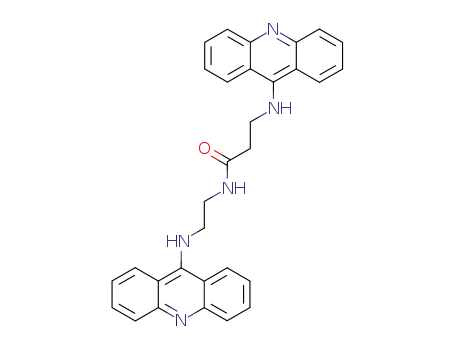 Molecular Structure of 94731-71-2 (N~3~-acridin-9-yl-N-[2-(acridin-9-ylamino)ethyl]-beta-alaninamide)