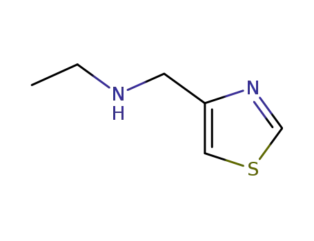 Molecular Structure of 947767-58-0 (4-Thiazolemethanamine,  N-ethyl-)