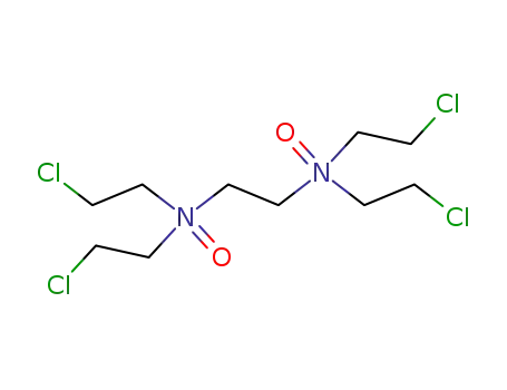 Molecular Structure of 99976-50-8 (ethane-1,2-diylbis[bis(2-chloroethyl)amine oxide])