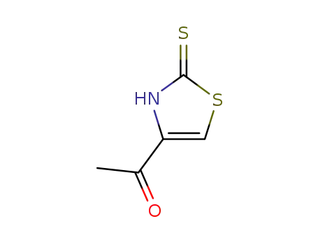 Molecular Structure of 99848-09-6 (Ethanone, 1-(2,3-dihydro-2-thioxo-4-thiazolyl)- (9CI))