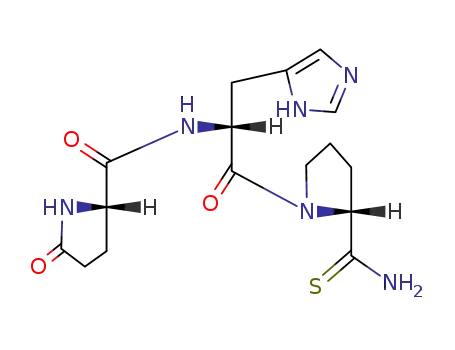 Pyroglutamyl-histidyl-proline thioamide