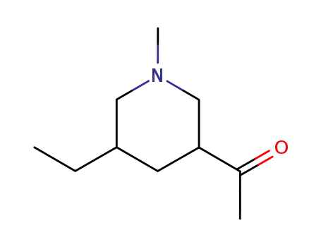 Molecular Structure of 99175-86-7 (Ketone, 5-ethyl-1-methyl-3-piperidyl methyl (6CI))