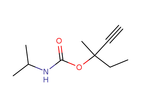 카르밤산, 이소프로필-, 1-에틸-1-메틸-2-프로피닐 에스테르(6CI)