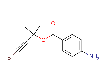 4-BROMO-2-METHYL-3-BUTYN-2-OL P-AMINOBENZOATECAS