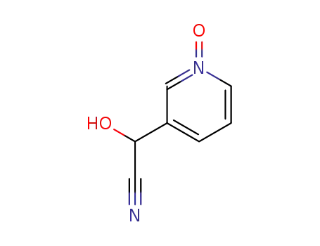 3- 피리딘 글리콜로 니트릴, 1- 산화물 (6CI)