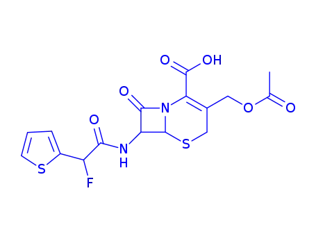 7(알파-플루오로-2-티에닐아세트아미도)세팔로스포란산