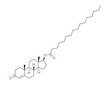 Molecular Structure of 991-20-8 (testosterone palmitate)