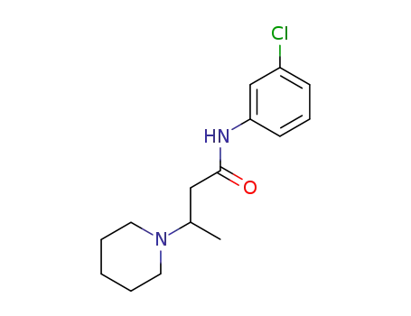 3'-Chloro-beta-methyl-1-piperidinepropionanilide