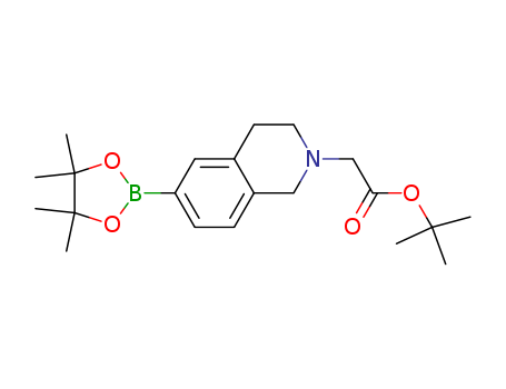 tert-butyl 2-(6-(4,4,5,5-tetramethyl-1,3,2-dioxaborolan-2-yl)-3,4-dihydroisoquinolin-2(1H)-yl)acetate