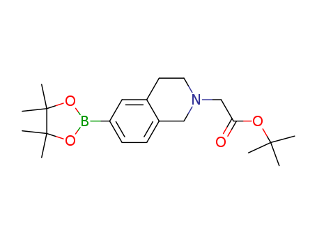 tert-Butyl 2-(6-(4,4,5,5-tetramethyl-1,3,2-dioxaborolan-2-yl)-3,4-dihydroisoquinolin-2(1H)-yl)acetate