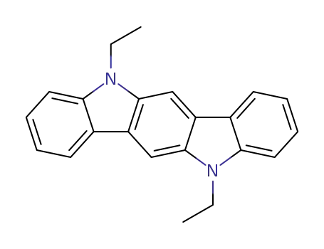 Molecular Structure of 106362-62-3 (5,11-diethyl-5,11-dihydroindolo[3,2-b]carbazole)