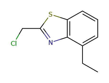 Molecular Structure of 951122-93-3 (2-(CHLOROMETHYL)-4-ETHYLBENZOTHIAZOLE)