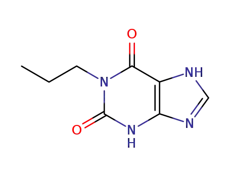 Molecular Structure of 104285-82-7 (1-propylxanthine)