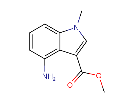 1H-Indole-3-carboxylicacid,4-amino-1-methyl-,methylester(9CI)