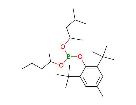 boric acid-(2,6-di-<i>tert</i>-butyl-4-methyl-phenyl ester)-bis-(1,3-dimethyl-butyl ester)