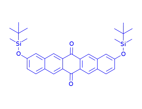 2,10-비스(tert-부틸디메틸실릴옥시)펜타센-6,13(5aH,13aH)-디온