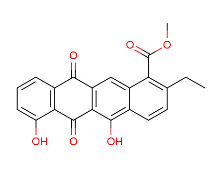 Molecular Structure of 1055-56-7 (bis(anhydro)aklavinone)