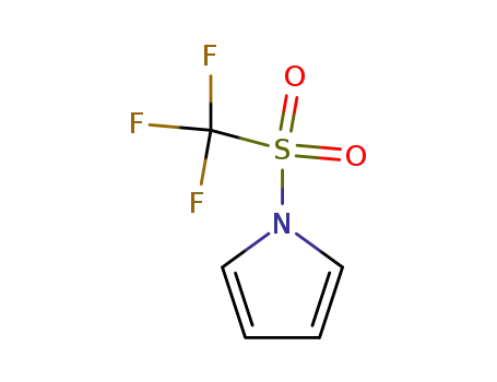 Molecular Structure of 109057-09-2 (1-((Trifluoromethyl)sulphonyl)-1H-pyrrole)