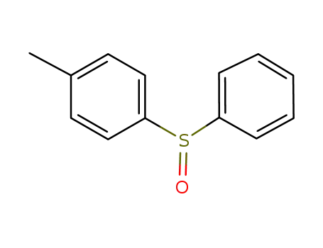 Molecular Structure of 948-56-1 ((p-Tolyl)phenyl sulfoxide)