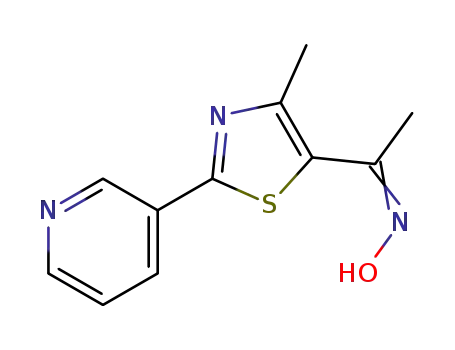 1-(HYDROXYIMINO)-1-(5-METHYL-3-(3-PYRIDYL)(2,4-THIAZOLYL))ETHANE