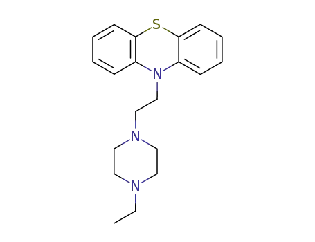 Molecular Structure of 102240-88-0 (10-(2-(4-Ethyl-1-piperazinyl)ethyl)phenothiazine)