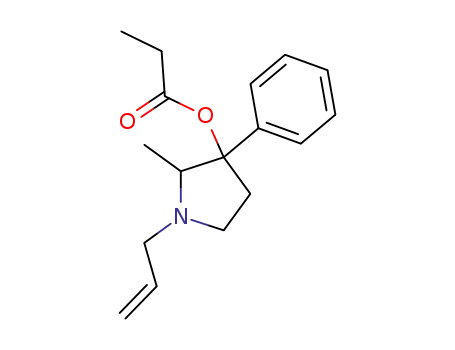 1-알릴-2-메틸-3-페닐-3-피롤리디놀 프로피오네이트