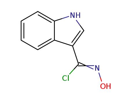 N-HYDROXY-1H-인돌-3-카르복시미도일 클로라이드