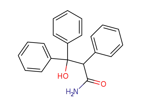 Molecular Structure of 10425-33-9 (3-hydroxy-2,3,3-triphenylpropanamide)