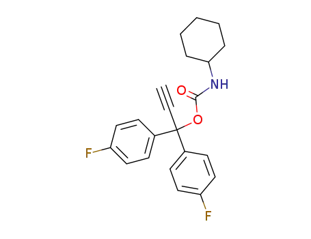 시클로헥산카르밤산 1,1-비스(p-플루오로페닐)-2-프로피닐 에스테르
