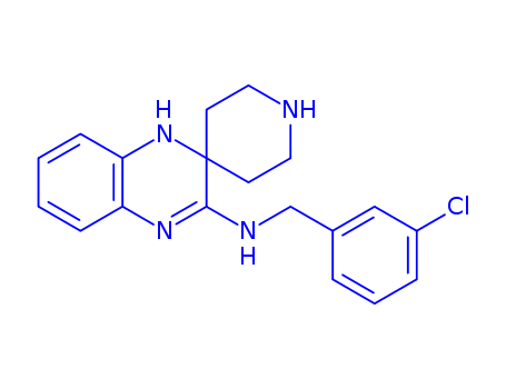 Liproxstatin-1;N-[(3-chlorophenyl)methyl]-spiro[piperidine-4,2'(1'H)-quinoxalin]-3'-amine