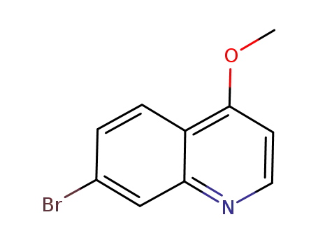 Molecular Structure of 1065092-89-8 (7-bromo-4-methoxyquinoline)