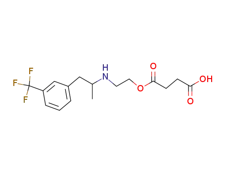 Molecular Structure of 101221-56-1 (4-oxo-4-[2-({1-[3-(trifluoromethyl)phenyl]propan-2-yl}amino)ethoxy]butanoic acid)