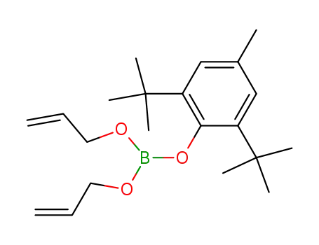 Molecular Structure of 102376-65-8 ((CH2CHCH2O)2B(O-C6H2-2.6-(t-C4H9)CH3))