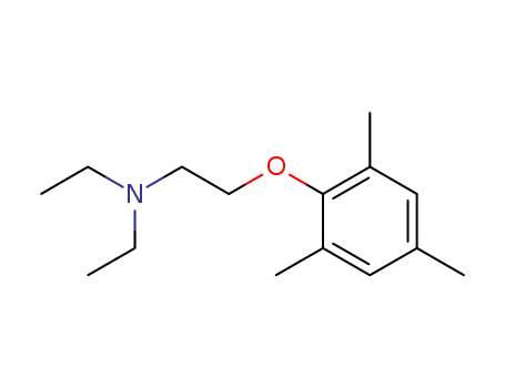 Molecular Structure of 109513-19-1 (N,N-diethyl-2-(2,4,6-trimethylphenoxy)ethanamine)