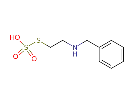 Molecular Structure of 949-96-2 (S-[2-(benzylamino)ethyl] hydrogen sulfurothioate)