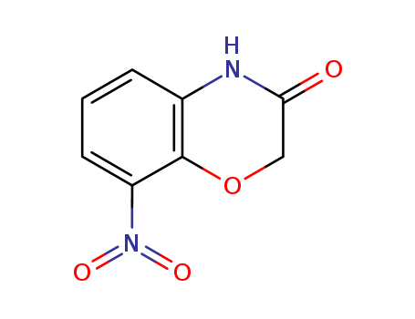 Molecular Structure of 139605-33-7 (2H-1,4-Benzoxazin-3(4H)-one, 8-nitro-)
