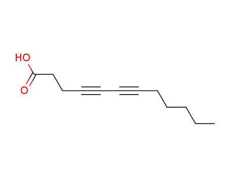 Molecular Structure of 100256-61-9 (4,6-Dodecadiynoic acid)