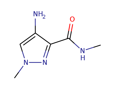 1H-Pyrazole-3-carboxamide,  4-amino-N,1-dimethyl-