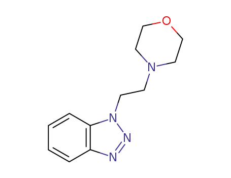 Molecular Structure of 94960-47-1 (1-(2-MORPHOLIN-4-YL-ETHYL)-1H-BENZOTRIAZOLE)
